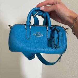 Coach Lacey Crossbody bag in electric blue